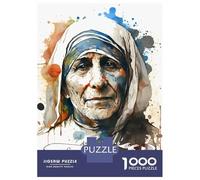Puzzles De 1000 Pièces Saint Mother Teresa India Puzzle Adulte Jeu Manuel Défi Difficile Interaction Parent-Enfant 70x50cm/1000pcs