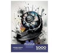 Puzzles De 1000 Pièces Snail Natures Trailblazer Puzzle Adulte Jeu Manuel Une Œuvre d'art Cadeaux Uniques pour Anniversaire Et Noël 52x38cm/1000pcs