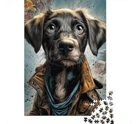 Puzzles De 1000 Pièces Stylish Dog Jacket for Pets Puzzles pour Adultes - Jeu Familial Amusant, Difficile Et Stimulant - Jeu Éducatif Familial 38x26cm/1000pcs
