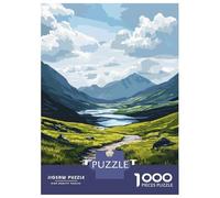 Puzzles De 1000 Pièces - The West Highland Way, Scotland Puzzle pour Adolescents, Activités Familiales pour Anniversaire, Noël, Cadeaux d'anniversaire Uniques 52x38cm/1000pcs