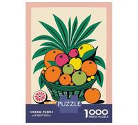 Puzzles De 1000 Pièces Tropical Fruit Basket Puzzles pour Adultes Améliore La Mémoire Défi Éducatif Jouets Jeux Éducatifs 52x38cm/1000pcs