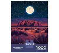 Puzzles De 1000 Pièces Uluru-Kata Tjuta National Park Puzzle Adulte Jeu Manuel Défi Difficile Interaction Parent-Enfant 52x38cm/1000pcs
