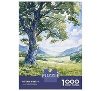 Puzzles De 1000 Pièces Verdant Valley Path Puzzles pour Adultes - Jeu De Réflexion - Améliore La Mémoire - Cadeaux Uniques pour Un Anniversaire Ou Noël 52x38cm/1000pcs