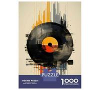 Puzzles De 1000 Pièces Vinyl Record Wall Art Print Puzzles pour Adolescents : Amusants Et Humoristiques, Chaque Pièce Est Unique - Jouets Éducatifs 52x38cm/1000pcs