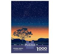 Puzzles De 1000 Pièces West MacDonnell Ranges Sunset Puzzles pour Adolescents Améliorent La Mémoire Difficiles Et Stimulants Casse-tête Jeux De Société en Famille 70x50cm/1000pcs