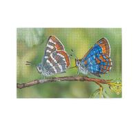 Puzzles de 1000 pièces Yyhwhjde Deux papillons de nuit Imprimés Puzzles éducatifs intellectuels en bois Puzzles amusants Jeu anti-stress