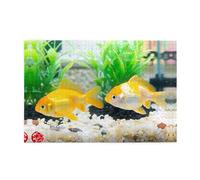 Puzzles de 1000 pièces Yyhwhjde Petit poisson rouge imprimés relaxants Puzzle en bois de qualité pour adultes et enfants, puzzles amusants pour soulager le stress
