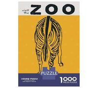 Puzzles De 1000 Pièces - Zoo Puzzle pour Adolescents, Activités Familiales pour Anniversaire, Noël, Cadeaux d'anniversaire Uniques 52x38cm/1000pcs