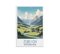 Puzzles de 1000 pièces,Zurich Suisse Puzzles pour Adultes, œuvres d'art, décoration Murale, Puzzle Stimulant pour Jeux en Famille 52x38CM