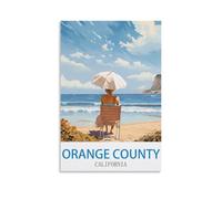 Puzzles de 200 pièces, Casse-tête de Bain de Soleil du comté d’Orange Californie Puzzles de 200 pièces pour Enfants Adultes Casse-tête Familial Classique intérieur 35x25cm