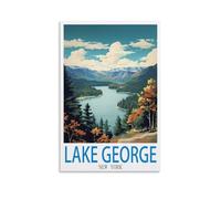 Puzzles de 200 pièces, Puzzle en Papier Lake George New York 200 pièces Jeu de décompression 35x25cm
