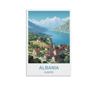 Puzzles de 2000 pièces,Albanie Europe Puzzles pour Adultes, œuvres d'art, décoration Murale, Puzzle Stimulant pour Jeux en Famille 100x70CM