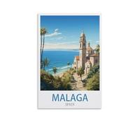 Puzzles de 2000 pièces, Malaga Espagne Puzzle de 2000 pièces pour Adultes, Enfants, Adolescents, Grandes familles Jeu de Puzzle 100x70cm