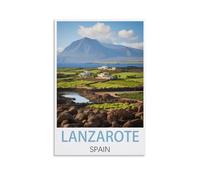 Puzzles de 2000 pièces, Posters de Lanzarote Puzzle Espagnol de 2000 pièces Puzzle en Papier pour Enfants Adultes Jouets d’Apprentissage Jeu de décompression familiale 100x70cm