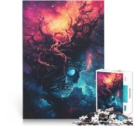 Puzzles de 2000 pièces pour Adolescents Arbre du crâne Cosmique Jouet éducatif Anti-Stress Cadeau d'anniversaire, Cadeaux 70x100cm