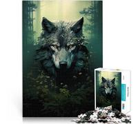 Puzzles de 2000 pièces pour Adolescents Art du Loup Jouets éducatifs d'apprentissage Renforcer l'amour Entre Les Couples 70x100cm