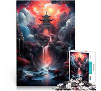 Puzzles de 2000 pièces pour Adolescents Art du Paysage Japonais Jeux éducatifs Jouets DIY Décoration d'intérieur 70x100cm