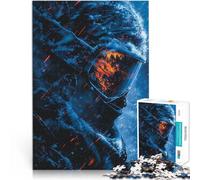 Puzzles de 2000 pièces pour Adolescents Art numérique du Skieur de tempête Jeux Amusants De Superbes Cadeaux et Jouets 70x100cm
