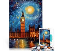 Puzzles de 2000 pièces pour Adolescents Big Ben Réduction du Stress intéressante Chaque pièce est Unique - Jeu Familial Stimulant et Amusant 70x100cm