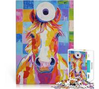 Puzzles de 2000 pièces pour Adolescents Cheval avec du Papier Toilette Jeu de Quiz Renforcer l'amour Entre Les Couples 70x100cm