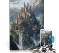 Puzzles de 2000 pièces pour Adolescents Citadelle de la Montagne Brumeuse Jouets de Jeu est idéal comme Cadeau pour Toute la Famille 70x100cm