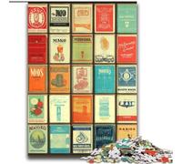 Puzzles de 2000 pièces pour Adolescents Collage de Cigarettes Difficile à compléter mais Amusant et Humoristique avec Affiche et Feuille de Questions correspondantes 70x100cm