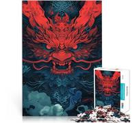 Puzzles de 2000 pièces pour Adolescents Crâne du Diable Jeux éducatifs Décoration d'intérieur Jeu de défi Unique 70x100cm