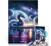 Puzzles de 2000 pièces pour Adolescents Créateur Dragons Cosmos Difficile et défi Chaque pièce est Unique - Jeu Familial Stimulant et Amusant 70x100cm
