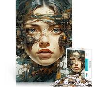 Puzzles de 2000 pièces pour Adolescents Cyber Girl Jouets de Divertissement Familial Car C'est Un pour Toute la Famille 70x100cm