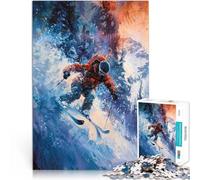 Puzzles de 2000 pièces pour Adolescents Descente palpitante Jeu Familial Anti-Stress Défi Difficile Bon Cadeau 70x100cm