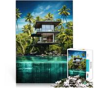 Puzzles de 2000 pièces pour Adolescents Escapades Tropicales Jouet éducatif d'apprentissage décoration Murale 70x100cm