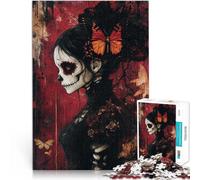 Puzzles de 2000 pièces pour Adolescents Fille Morte Réduction du Stress intéressante avec Affiche et Feuille de Questions correspondantes 70x100cm