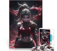 Puzzles de 2000 pièces pour Adolescents Fille Sexy et Sombre Qui Joue Jeu de Quiz Chaque pièce est Unique - Jeu Familial Stimulant et Amusant 70x100cm