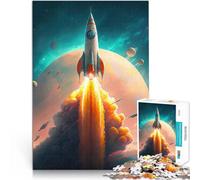 Puzzles de 2000 pièces pour Adolescents Fusée Difficile à réaliser mais Amusant et Humoristique Cadeau Amusant 70x100cm