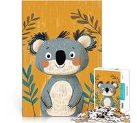 Puzzles de 2000 pièces pour Adolescents Illustration de Koala Mignon Impossible avec des pièces de Formes aléatoires entièrement imbriquées 70x100cm