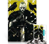 Puzzles de 2000 pièces pour Adolescents Jarl Viking Séjour Anti-Stress pour Tuer Le Temps Décoration d'intérieur 70x100cm