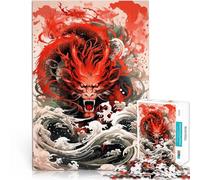 Puzzles de 2000 pièces pour Adolescents Légende du Dragon Réduction du Stress intéressante Décoration d'intérieur 70x100cm