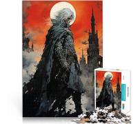 Puzzles de 2000 pièces pour Adolescents l'homme Devant Le château pour s'amuser en Famille Cadeau d'anniversaire, Cadeaux 70x100cm