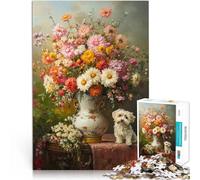 Puzzles de 2000 pièces pour Adolescents Nature Morte Florale Défi Difficile pour soulager Le Stress Jeu de défi Unique 70x100cm