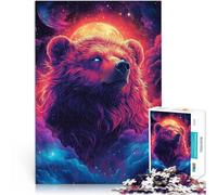 Puzzles de 2000 pièces pour Adolescents Ours céleste de la Lune étoilée Jeux éducatifs Car C'est Un pour Toute la Famille 70x100cm
