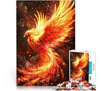 Puzzles de 2000 pièces pour Adolescents Phénix de feu Jouets de Jeu pour Cadeau Familial Cadeaux du Père Noël Secret 70x100cm