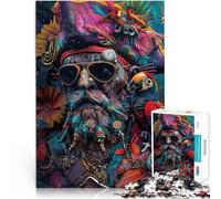 Puzzles de 2000 pièces pour Adolescents Pirate psychédélique Jouet éducatif d'apprentissage Bon Cadeau 70x100cm