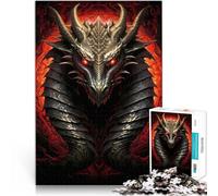 Puzzles de 2000 pièces pour Adolescents Portrait de l'enfer du Dragon Casse-tête pour Renforcer l'amour Entre Les Couples 70x100cm