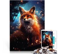 Puzzles de 2000 pièces pour Adolescents Renard Roux mystérieux pour Le Jeu éducatif Challenge Toy Jeu de défi Unique 70x100cm