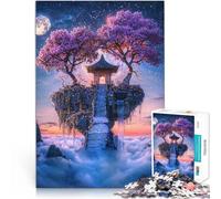 Puzzles de 2000 pièces pour Adolescents Sanctuaire de la Fleur Lunaire Jeu Stimulant Car C'est Un pour Toute la Famille 70x100cm