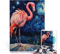 Puzzles de 2000 pièces pour Adolescents Sérénade de Flamants Roses Casse-tête Décoration Murale, Cadeaux Uniques pour Anniversaire et Noël 70x100cm