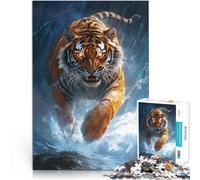 Puzzles de 2000 pièces pour Adolescents Tigre dans la tempête pour Le Jeu éducatif Challenge Toy Décoration Parfaite 70x100cm