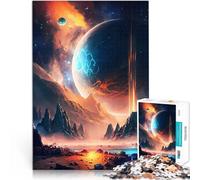 Puzzles de 2000 pièces pour Adolescents Volcan Montagne Cosmos Jeux éducatifs Décoration d'intérieur Jeu de défi Unique 70x100cm