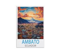 Puzzles de 2000 pièces pour Adultes Ambato Équateur Casse-Puzzle en Papier recyclé 2000 pièces - Jeu Familial Amusant et exigeant, Super idée Cadeau 70x100cm