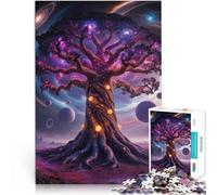 Puzzles de 2000 pièces pour Adultes Arbre de Vie Cosmique ~ Réduction du Stress intéressante Cadeau Amusant 70x100cm